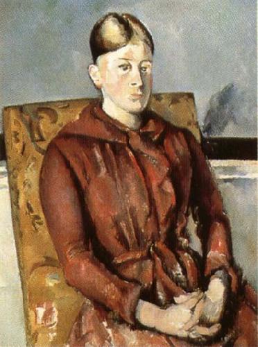 Paul Cezanne Madame Cezanne au fauteuil jaune
